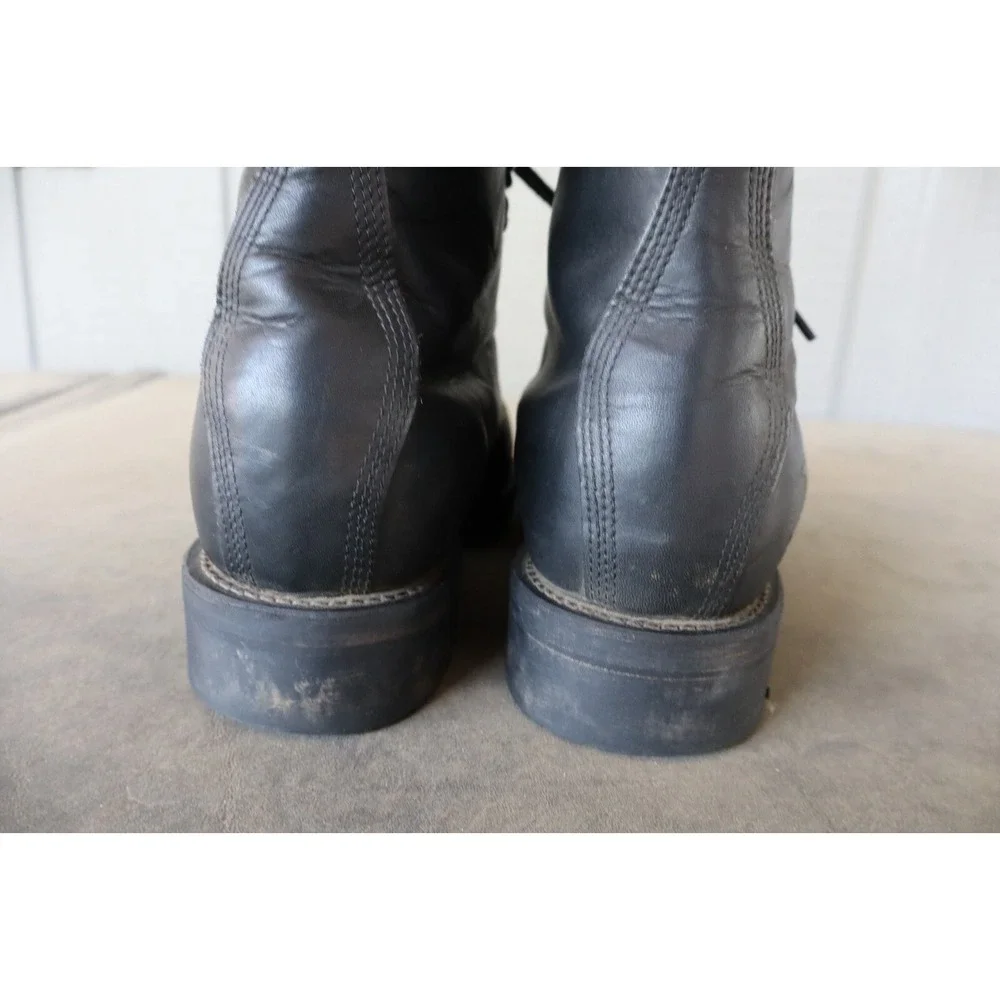 Indian Motorcycle Boots Mens Size 10 W Black Leather - Picture 6 of 13